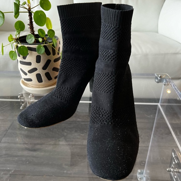 ZARA | FABRIC HEELED ANKLE BOOTS - Picture 3 of 8
